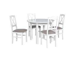 Stôl POLI 1S. + 4x NILO XI.