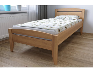 Drevená posteľ Doris z bukového masívu